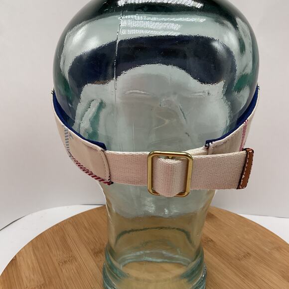 Coach Signature Multicolor Window Pane Cloth Buckle Sun Visor - Picture 4 of 6